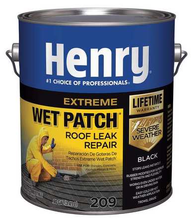Henry Roof Leak Repair, 1 gal, Pail, Black HE209042