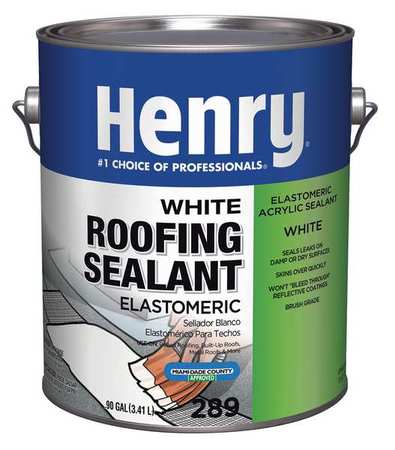 Henry Roofing Sealant, 1 gal, Pail, White HE289046