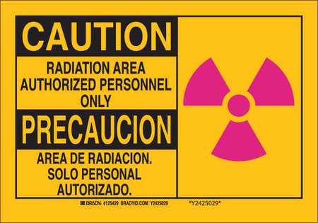 Bilingual Safety Sign, 7 In Height, 10 In Width, Aluminum, Rectangle, English, Spanish