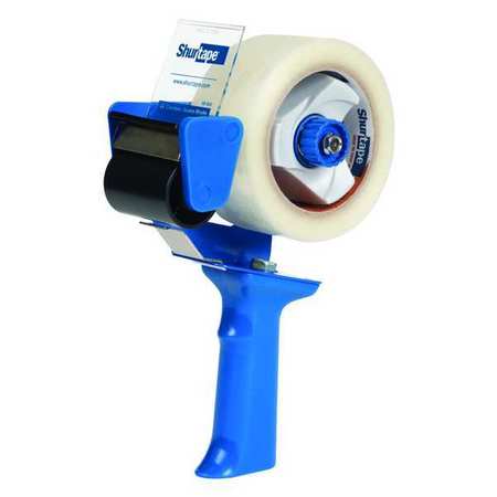 Shurtape Tape Dispenser, Handheld, For Tape 2 in W, 3 in Core Dia, 11 3/4 in L, Pistol Grip, Blue SD 932