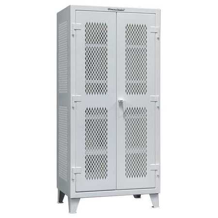 STRONG HOLD 12 ga. ga. Steel Storage Cabinet, 36 in W, 78 in H, Stationary 36-VBS-244