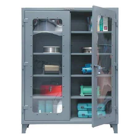 STRONG HOLD 12 ga. ga. Steel Storage Cabinet, 36 in W, 78 in H, Stationary 36-LD-244