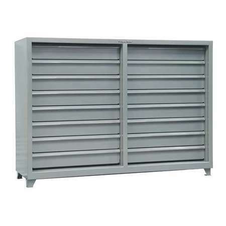 Strong Hold 12 ga. Steel Storage Cabinet, Stationary 6.55-DS-CSU-260-16DB