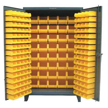 STRONG HOLD Super Duty Bin Cabinet, 36 in W, 78 in H, 24" D, 0 Bins 36-BB-240/1