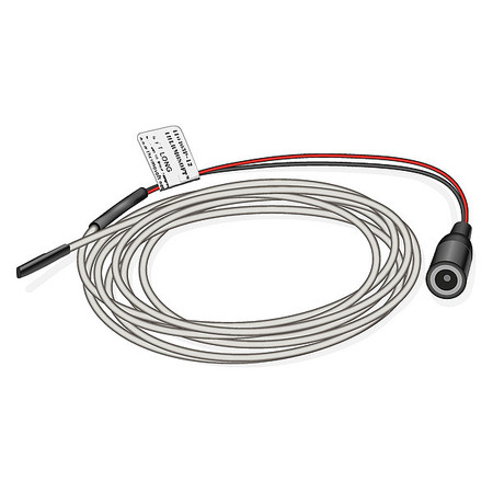 FIBERTHERMICS Heating Cables, 12VDC, 1 ft. Length, 0.25 A Automatically Adjust Heat Output, Cable with Connector IT0103P-12