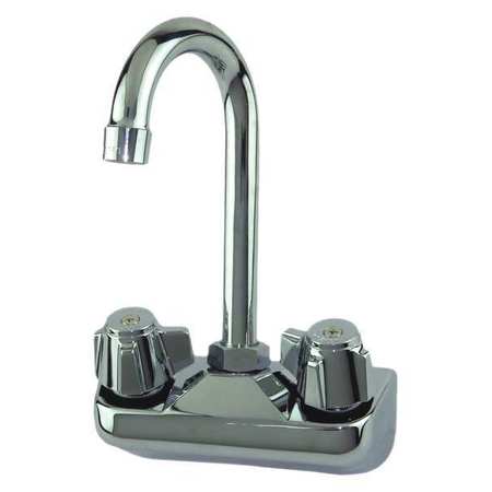 Dominion Commercial Faucets Wall, Brass, Gooseneck Service Sink Faucet 77-9116