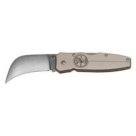 KLEIN TOOLS Lockback Knife 2-5/8-Inch Hawkbill Blade, Aluminum Handle 44006