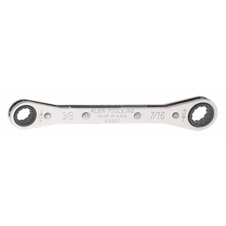 Klein Tools Ratcheting Box Wrench 1/2 x 9/16-Inch 68202