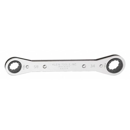 KLEIN TOOLS Ratcheting Box Wrench 11/16 x 3/4-Inch 68205