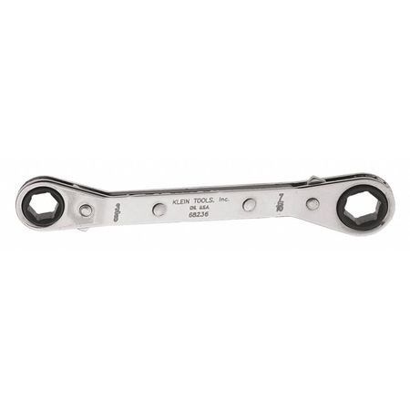 KLEIN TOOLS Reversible Ratcheting Box Wrench 1/4 x 5/16-Inch 68234