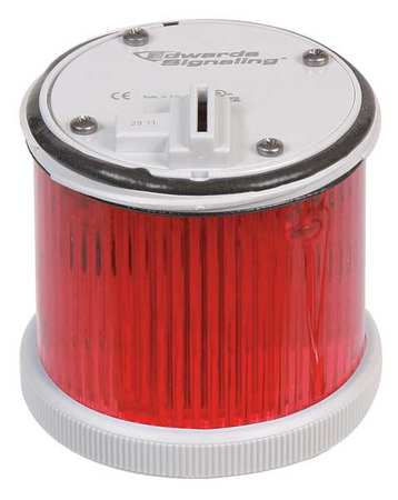 EDWARDS SIGNALING Stacklight Warning Light, 120VAC, Red 270CLEDMR120A