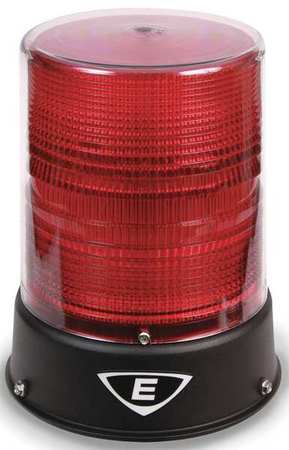 EDWARDS SIGNALING Warning Light, LED, Red, 12VDC, 24VACDC 57PLEDMR24ADB