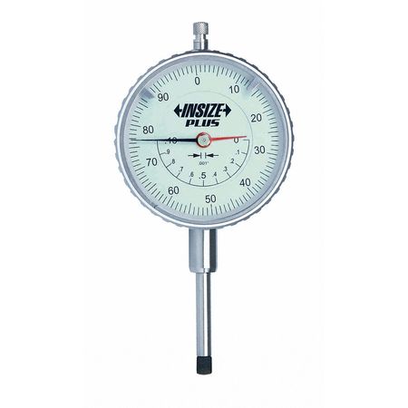 INSIZE Dial Indicator, AGD 2, 0.0010" Graduations 2837-1