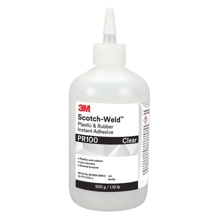 3M Spray Adhesive, PR100 Series, Clear, 13.44 oz, Aerosol Can PR100