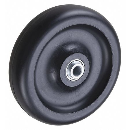 Zoro Select Caster Wheel, 450 lb. Load Rating, Black 400K87