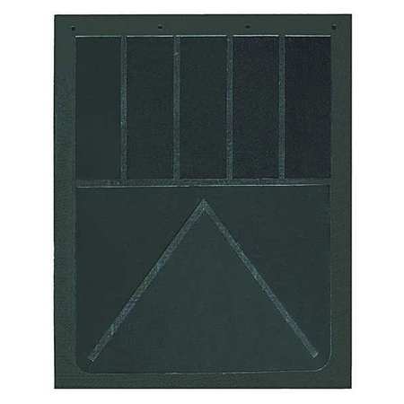 BUYERS PRODUCTS Mud Flaps, 30 in X 24 in, Rubber, Black, 1 PR B30SPP