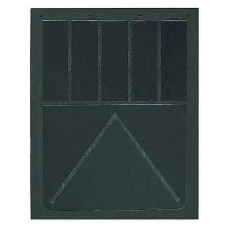 Buyers Products Mud Flaps, 30 in X 24 in, Rubber, Black, 1 PR B30SPP