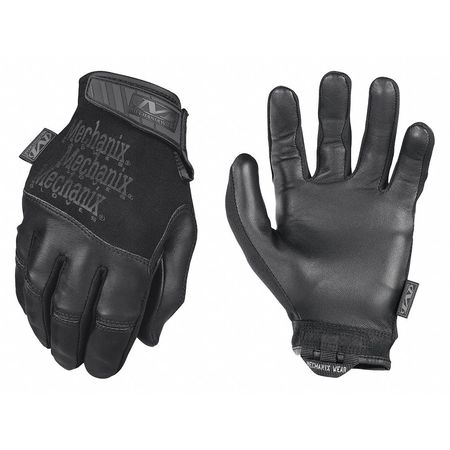 MECHANIX WEAR Recon Covert Tactical Glove, Black, M, 8" L, PR TSRE-55-009
