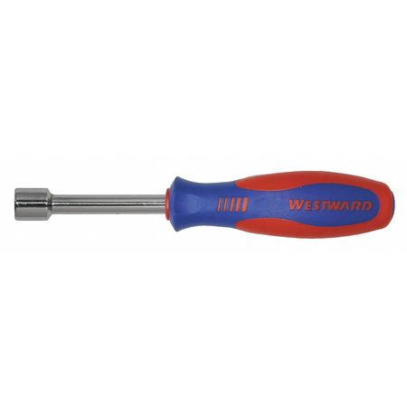 WESTWARD Nut Driver, Metric, Hollow Round, 13.0mm 401K81