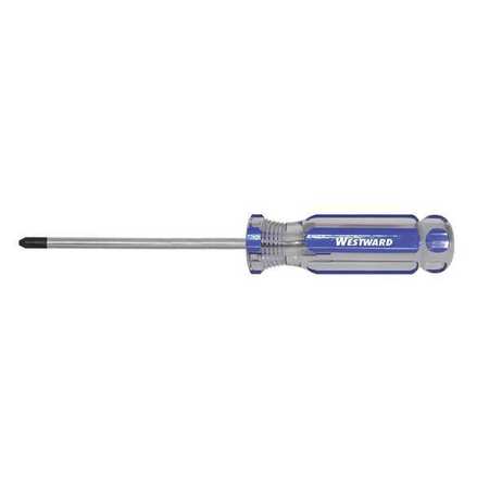 Westward General Purpose Pozidriv Screwdriver #1 Round 401K91