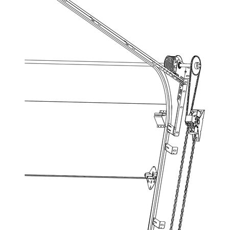 AMERICAN GARAGE DOOR SUPPLY Commercial Door Opener, 16 ft Door Height CH301HD-114