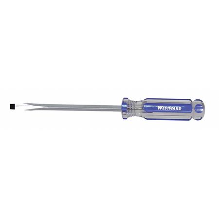 WESTWARD General Purpose Slotted Screwdriver 5/16 in Square 401L89