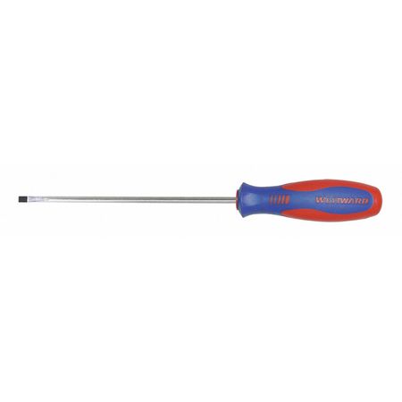 Westward General Purpose Slotted Screwdriver 3/16 in Round 401L01