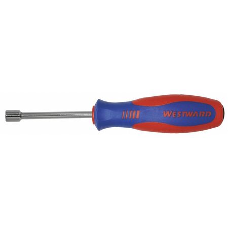 WESTWARD Nut Driver, Metric, Hollow Round, 5.0mm 401L40