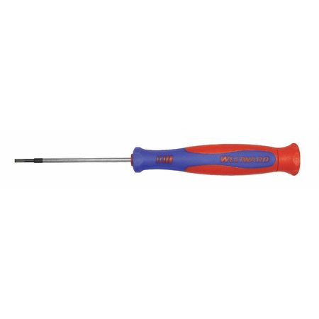 WESTWARD Precision Slotted Screwdriver 1.8 mm Round 401L69