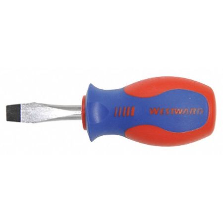 WESTWARD General Purpose Slotted Screwdriver 1/4 in Round 401M29