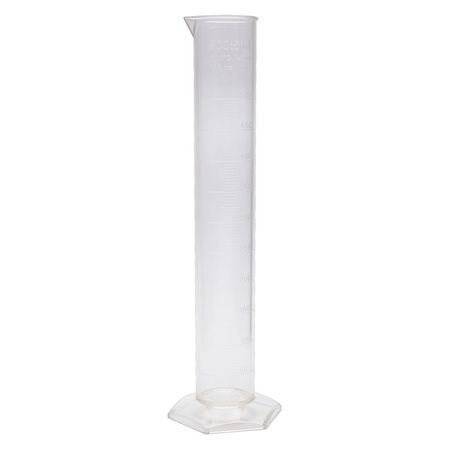 Dynalon Graduated Cylinder, Clear, Plastic, 500mL 237885
