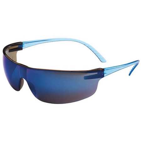 Honeywell Uvex Safety Glasses, Blue Mirror Scratch-Resistant SVP206