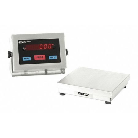 DORAN Digital Platform Bench Scale with Remote Indicator 200 lb. Capacity 7200XL/15