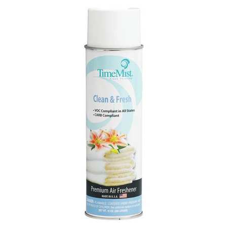 Timemist Air Freshener, 20 oz., Aerosol Can, PK12 1045309