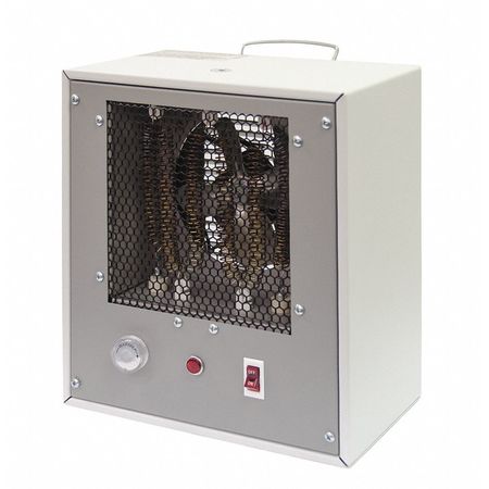 DAYTON Portable Electric Heater, 1500/750, 120V AC, 1 Phase, Non-Oscillating 402M62