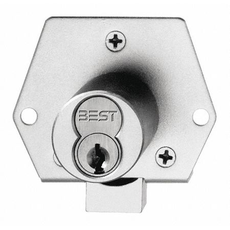 BEST Latchbolt Cabinet Lock, Bright Chrome 5L7ML5625