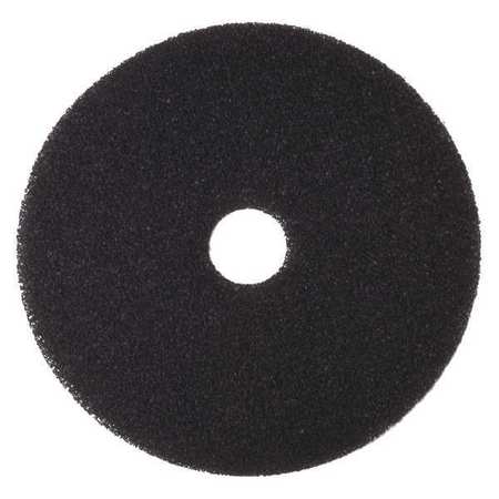 TOUGH GUY Stripping Pad, Black, Size 16", Round, PK5 402V99
