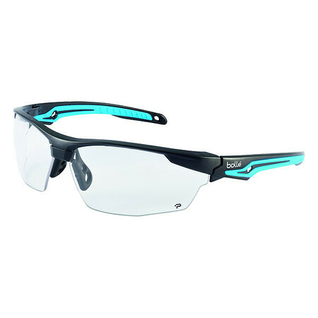 Bolle Safety Safety Glasses, Clear Polycarbonate Lens, Anti-Fog ; Anti-Static ; Anti-Scratch 40301