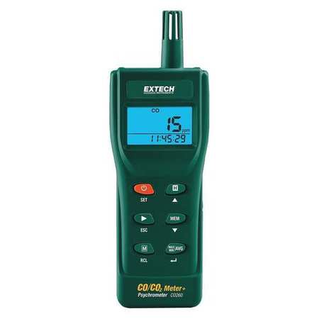 Extech Carbon Monoxide/Carbon Dioxide IAQ Meter CO260