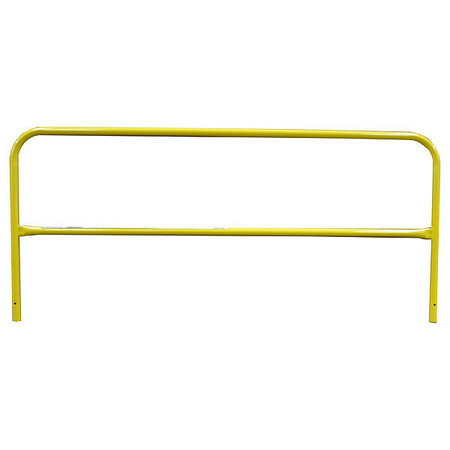 GARLOCK SAFETY SYSTEMS Guard Rail, Yellow, 6 ft. Overall L 405644S