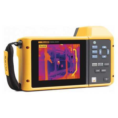 FLUKE Infrared Camera, 50 mK, -4 Degrees  to 1472 Degrees F, Auto Focus, 5.7 in Color LCD Display FLK-TIX580