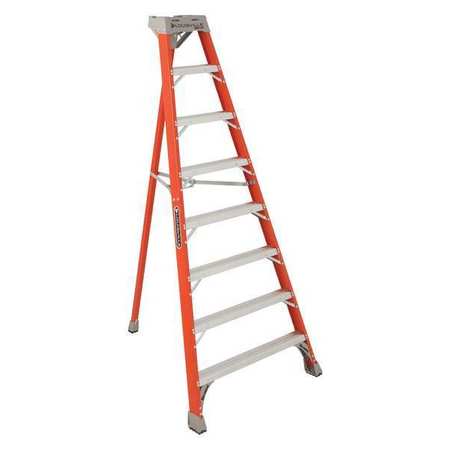 Louisville 8 ft Fiberglass Tripod Stepladder, 300 lb Capacity FT1508