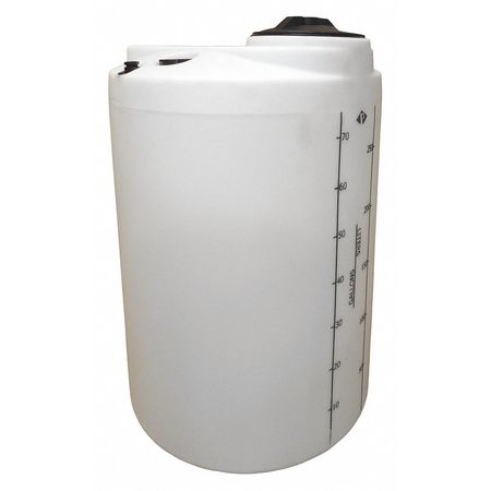 Peabody Engineering Storage Process Chemical Tank, Vertical, LDPE 1.9, Nat, 75 Gal 01-31269