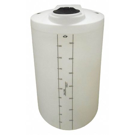 PEABODY ENGINEERING ProChem® Process Chemical Storage Tank, Vertical, Closed Top, 200 gal 01-31266
