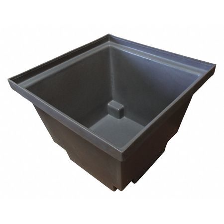 PEABODY ENGINEERING ProChem® Containment Basin, Tank Containment Unit, 66 Gal, Black 253-31630