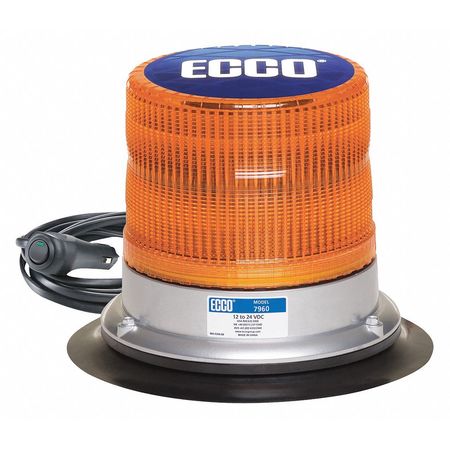 ECCO Beacon Light, Amber, 5-39/64" H 7960A-VM