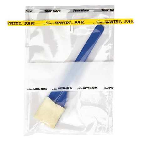 WHIRL-PAK Sampling Bag, Write-On, 24 oz., 9" L, PK100 B01592