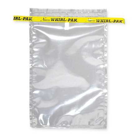 WHIRL-PAK Sampling Bag, Clear, 24 oz., 9" L, PK500 B01063