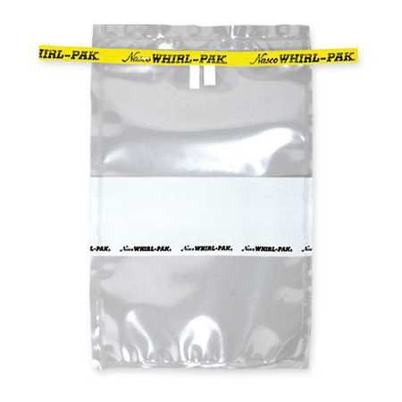 WHIRL-PAK Sampling Bag, Write-On, 24 oz., 9" L, PK500 B01196