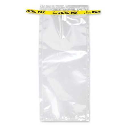 WHIRL-PAK Sampling Bag, Clear, 27 oz., 12" L, PK500 B00990